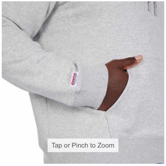 NWT Kirkland Signature Unisex COSTCO WHOLESALE Logo Hoodie, Men size XXL - Picture 6 of 8